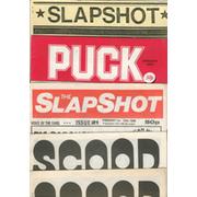 ICE HOCKEY MAGAZINES 1980S - PUCK, SLAPSHOT, SCOOP (5 EDITIONS)