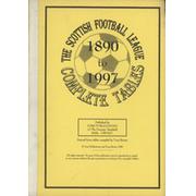 THE SCOTTISH FOOTBALL LEAGUE 1890-1997 - COMPLETE TABLES