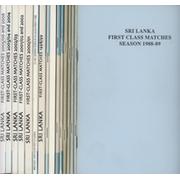 SRI LANKA - FIRST-CLASS MATCHES 1988-1997 (17 VOLUMES)