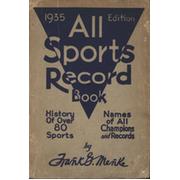 ALL SPORTS RECORD BOOK - 1935 EDITION