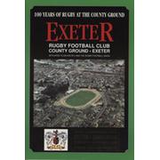 EXETER RUGBY FOOTBALL CLUB V BARBARIANS 1993 - SOUVENIR PROGRAMME, 100 YEARS AT THE COUNTY GROUND