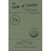 THE FIELD OF CRICKET - OFFICIAL JOURNAL OF THE SOCIETY OF CRICKET STATISTICIANS, NO.1 VOL.1