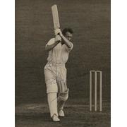 PETER RICHARDSON (ENGLAND) 1956 SIGNED CRICKET PHOTOGRAPH