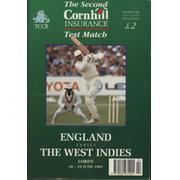 ENGLAND V WEST INDIES 1991 2ND TEST (LORD