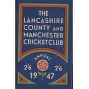 OFFICIAL HANDBOOK OF THE LANCASHIRE COUNTY AND MANCHESTER CRICKET CLUB 1947