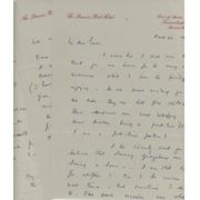 ABDUL HAFEEZ KARDAR (PAKISTAN) 1958 CRICKET LETTER