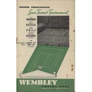 INDOOR LAWN TENNIS TOURNAMENT 1949 (WEMBLEY) PROGRAMME