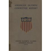 REPORT OF THE AMERICAN OLYMPIC COMMITTEE - AMSTERDAM 1928