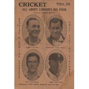 CRICKET: ALL ABOUT LONDON