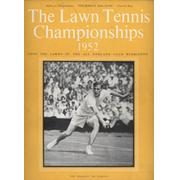 WIMBLEDON CHAMPIONSHIPS 1952 (DAY 4) TENNIS PROGRAMME