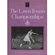 WIMBLEDON CHAMPIONSHIPS 1951 (DAY 4) TENNIS PROGRAMME