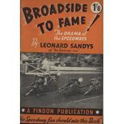 BROADSIDE TO FAME - THE DRAMA OF THE SPEEDWAYS