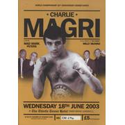 CHARLIE MAGRI - WORLD CHAMPIONSHIP 20TH ANNIVERSARY DINNER DANCE