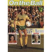 ON THE BALL - THE OFFICIAL PUBLICATION OF NORWICH CITY FOOTBALL CLUB, NUMBER 12