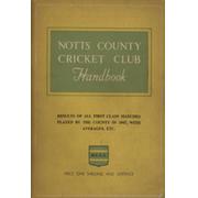 NOTTINGHAMSHIRE COUNTY CRICKET CLUB HANDBOOK 1948