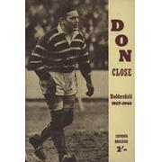 DON CLOSE: THE FOOTBALL CAREER OF DON CLOSE ...