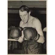 JOHNNY BATE (WORCESTER) BOXING PHOTOGRAPH