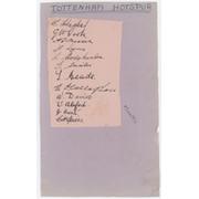 TOTTENHAM HOTSPUR & WEST BROMWICH ALBION 1930-31 SIGNED ALBUM PAGE