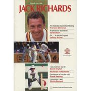 JACK RICHARDS (SURREY) 1988 SIGNED CRICKET BENEFIT BROCHURE
