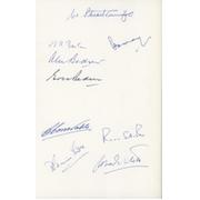 THE OFFICIAL HISTORY OF SURREY COUNTY CRICKET CLUB (MULTI SIGNED)