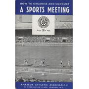HOW TO ORGANISE AND CONDUCT A SPORTS MEETING