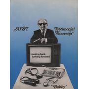 AFST TESTIMONIAL SOUVENIR - "BOBBY" (AFS TALYARKHAN - INDIAN BROADCASTER)