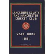 OFFICIAL HANDBOOK OF THE LANCASHIRE COUNTY AND MANCHESTER CRICKET CLUB 1951