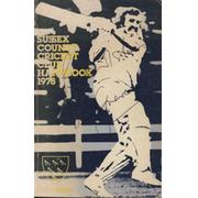 SUSSEX COUNTY CRICKET CLUB HANDBOOK 1978