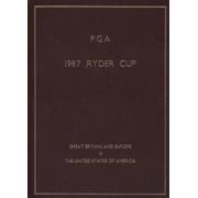 RYDER CUP 1987 (MUIRFIELD VILLAGE) GOLF PROGRAMME - SIGNED BY FULL EUROPEAN TEAM