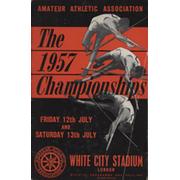 AMATEUR ATHLETIC ASSOCIATION - THE 1957 CHAMPIONSHIPS