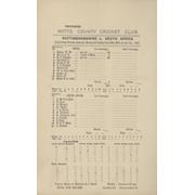 NOTTINGHAMSHIRE V SOUTH AFRICA 1947 CRICKET SCORECARD