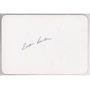 EDDIE BARLOW (SOUTH AFRICA) CRICKET AUTOGRAPH