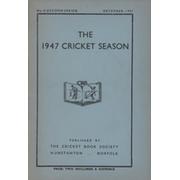 THE 1947 CRICKET SEASON