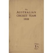 THE AUSTRALIAN CRICKET TEAM 1926