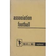 ASSOCIATION FOOTBALL - SUPPLEMENT 1959-60 & 1960-1