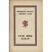 SOMERSET COUNTY CRICKET CLUB YEARBOOK 1948-49