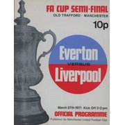EVERTON V LIVERPOOL 1971 (FA CUP SEMI-FINAL) FOOTBALL PROGRAMME