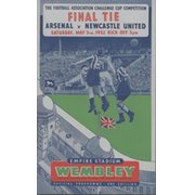 ARSENAL V NEWCASTLE UNITED 1952 (F.A. CUP FINAL) FOOTBALL PROGRAMME