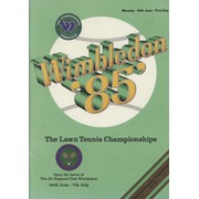 WIMBLEDON CHAMPIONSHIPS 1985 TENNIS PROGRAMME