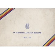 ENGLAND CRICKET TOUR 1954-55 CHRISTMAS CARD - FROM DENIS COMPTON TO BAGENAL HARVEY