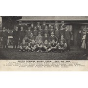 SOUTH AFRICA 1906-07 (V KENT) RUGBY POSTCARD