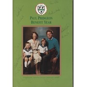 PAUL PRIDGEON 1989 (WORCESTERSHIRE) SIGNED CRICKET BENEFIT BROCHURE