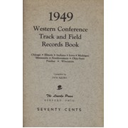 1949 WESTERN CONFERENCE TRACK AND FIELD RECORDS BOOK