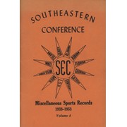 THE OFFICIAL SOUTHEASTERN CONFERENCE SPORTS RECORD BOOK FOR 1953
