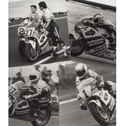 GARDNER, LAWSON & DOOHAN (ROTHMANS HONDA TEAM) 1989 MOTORCYCLING PHOTOGRAPHS