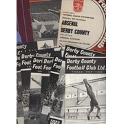 DERBY COUNTY FOOTBALL PROGRAMMES 1969-70 (13 IN TOTAL)