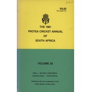 THE 1981 PROTEA CRICKET ANNUAL OF SOUTH AFRICA