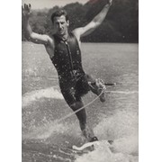 MIKE HAZELWOOD 1980S WATER SKIING PHOTOGRAPH