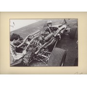 JOCHEN RINDT AND RON DENNIS (BRANDS HATCH) 1967 - PHOTOGRAPH BY MAURICE ROWE