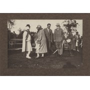 GENE TUNNEY & GEORGE BERNARD SHAW 1929 (AT POLO MATCH) PHOTOGRAPH